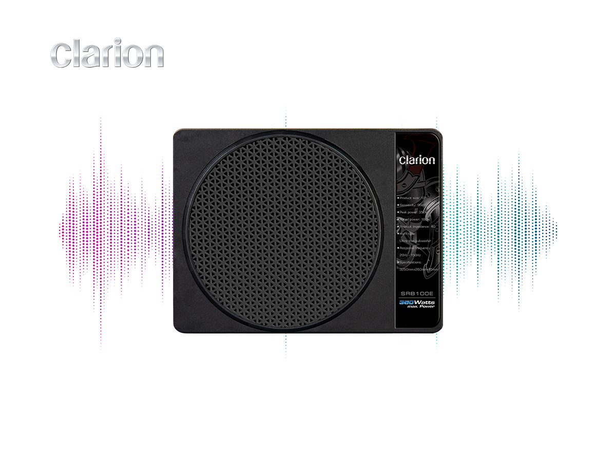 Clarion SRB100E Aktif Subwoofer 8"