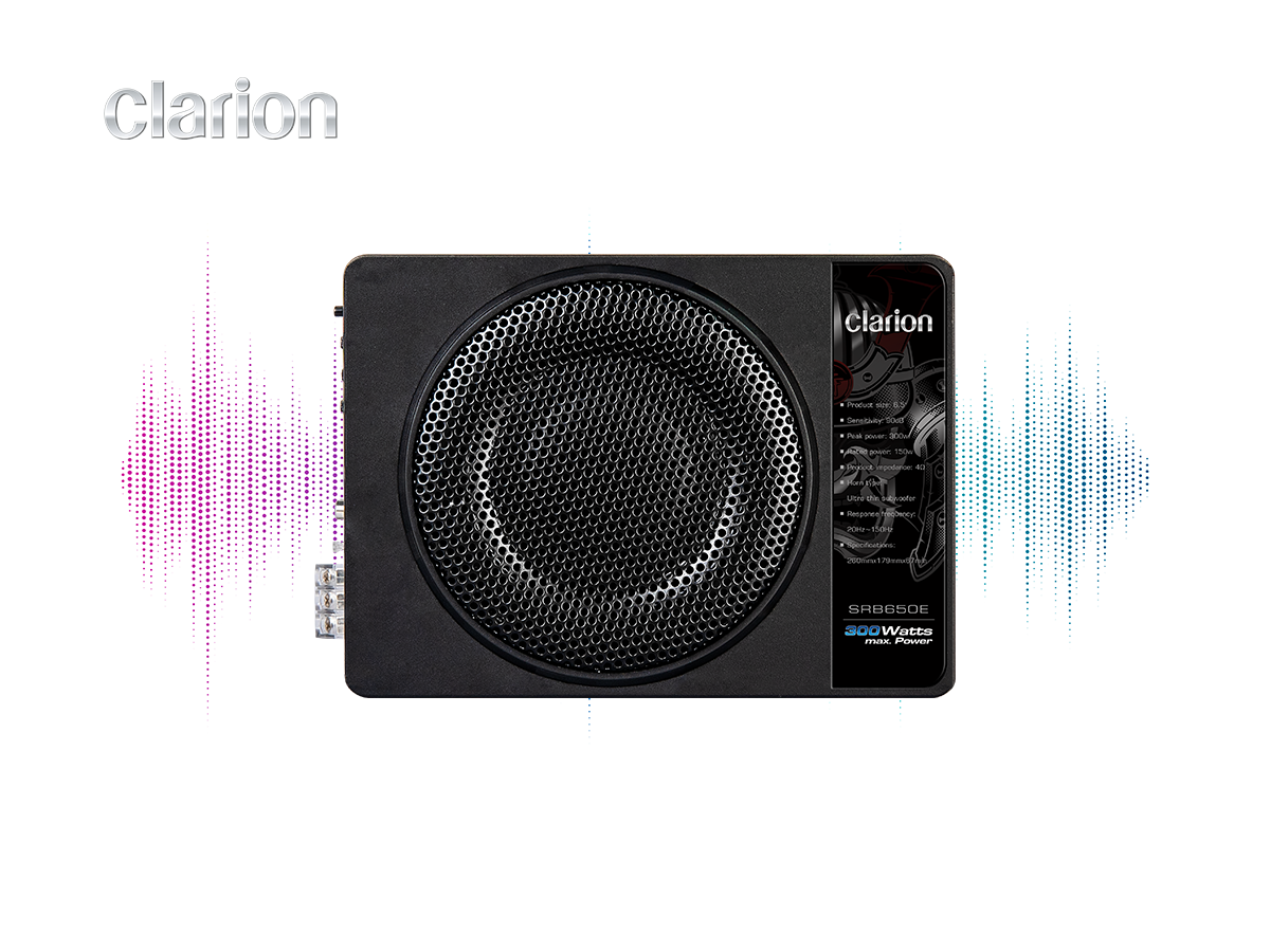 Clarion SRB650E Ultra İnce Aktif Subwoofer